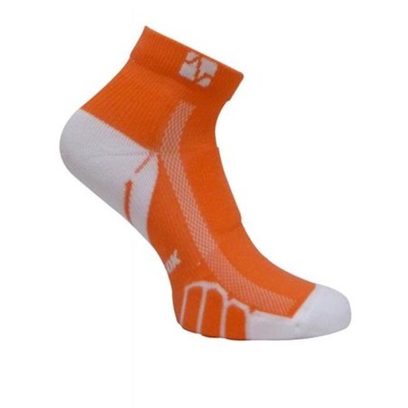 VITALSOX Vitalsox VT 0210 Ped Light Weight Running Socks; Orange - Medium VT0210_OG_MD